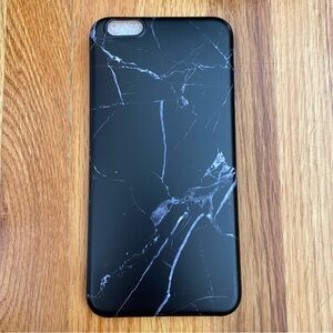 iPhone 6/6S Plus Black Marble Phone Case